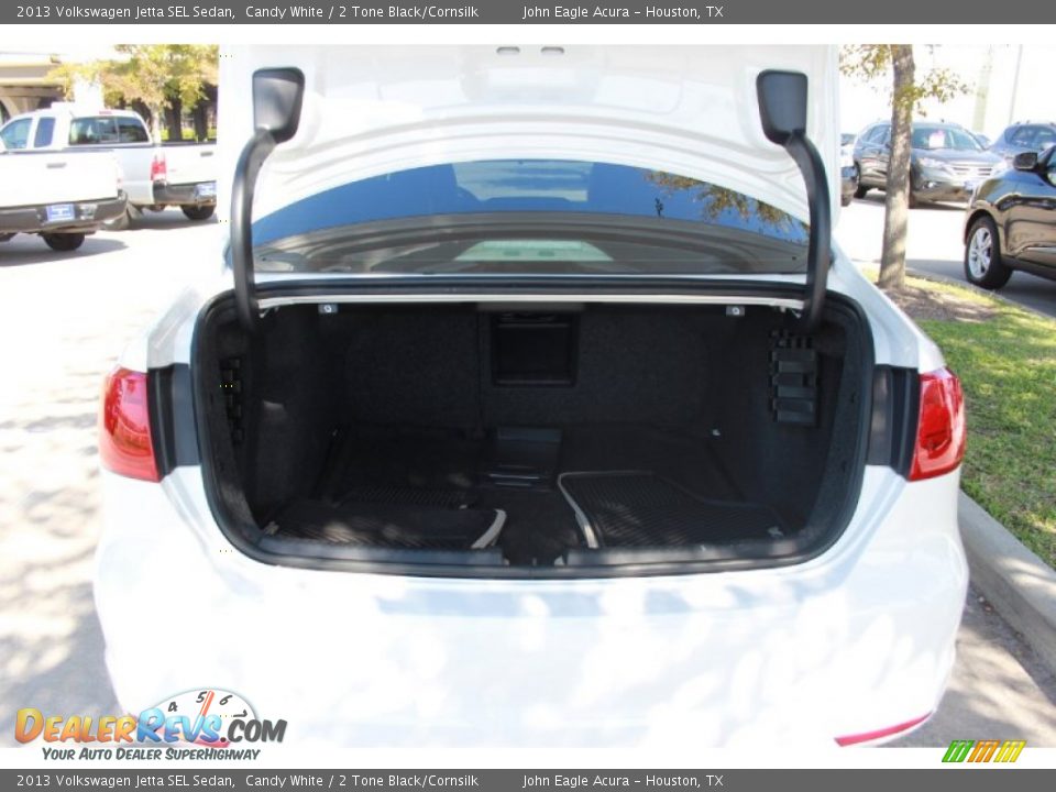 2013 Volkswagen Jetta SEL Sedan Candy White / 2 Tone Black/Cornsilk Photo #20
