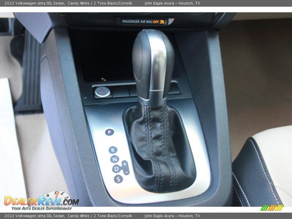 2013 Volkswagen Jetta SEL Sedan Candy White / 2 Tone Black/Cornsilk Photo #25