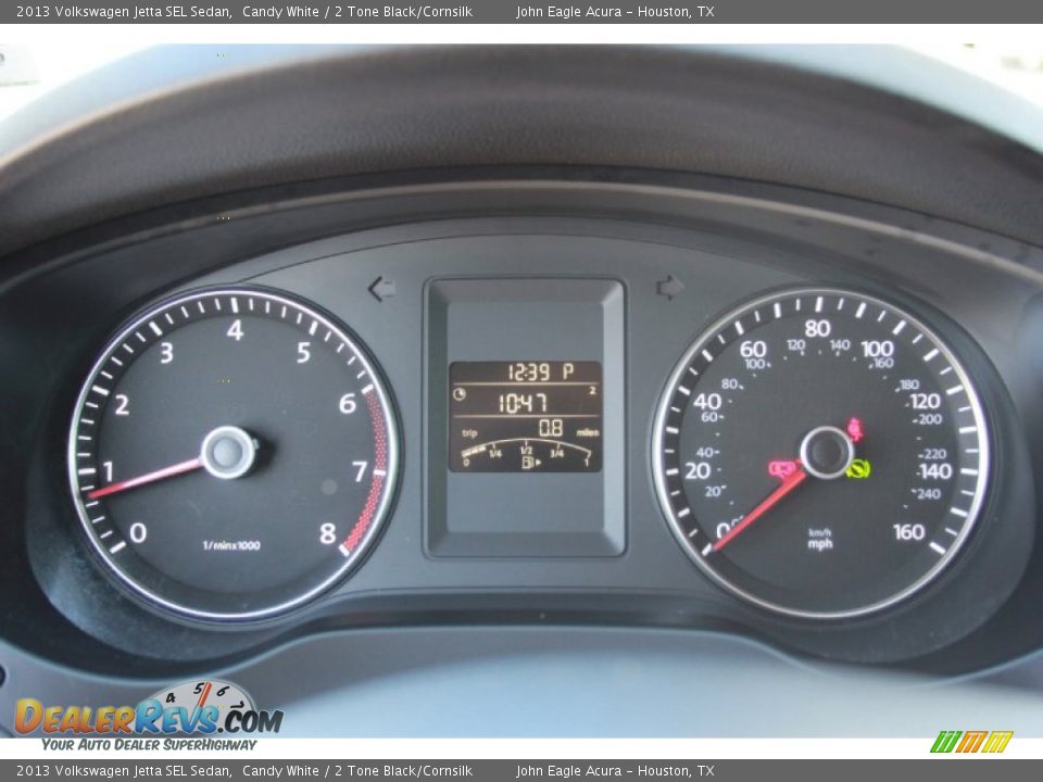 2013 Volkswagen Jetta SEL Sedan Candy White / 2 Tone Black/Cornsilk Photo #28