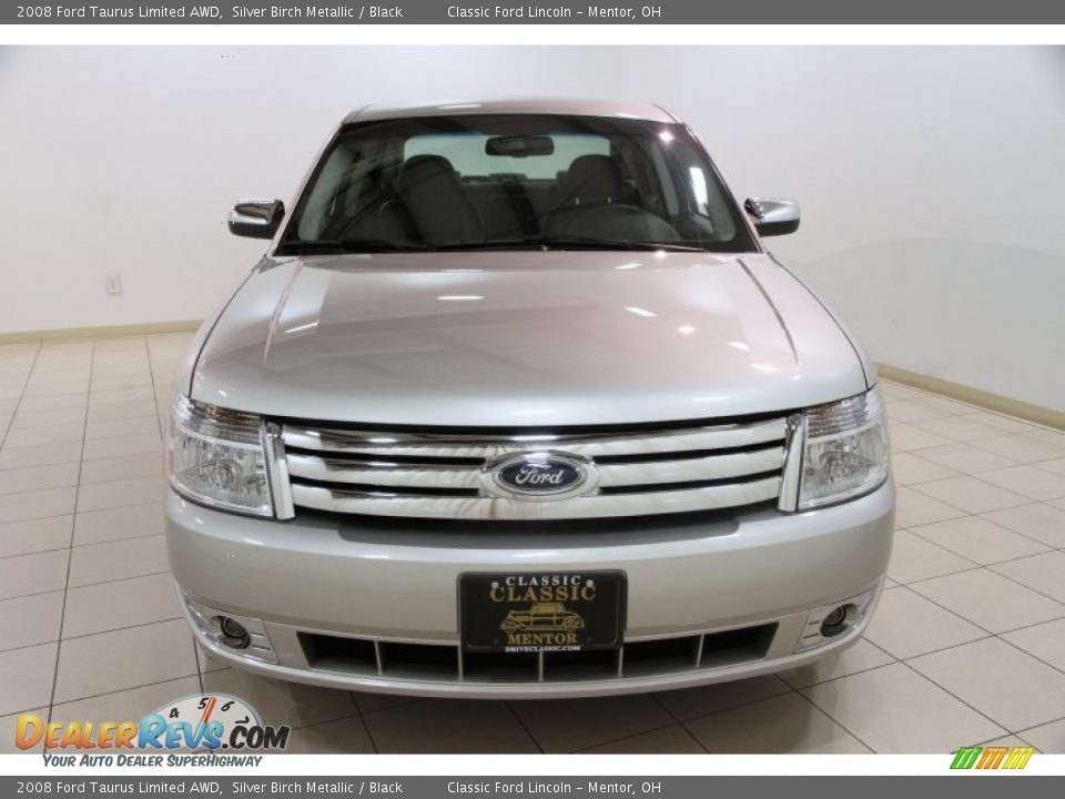 2008 Ford Taurus Limited AWD Silver Birch Metallic / Black Photo #2