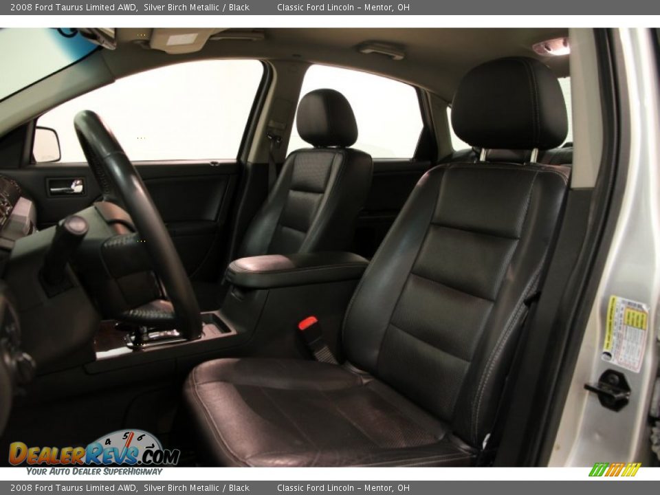 2008 Ford Taurus Limited AWD Silver Birch Metallic / Black Photo #6