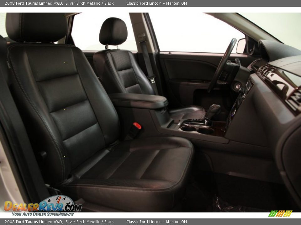 2008 Ford Taurus Limited AWD Silver Birch Metallic / Black Photo #11