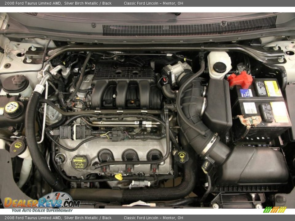 2008 Ford Taurus Limited AWD Silver Birch Metallic / Black Photo #15