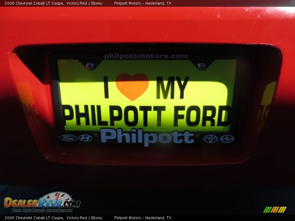 2006 Chevrolet Cobalt LT Coupe Victory Red / Ebony Photo #21