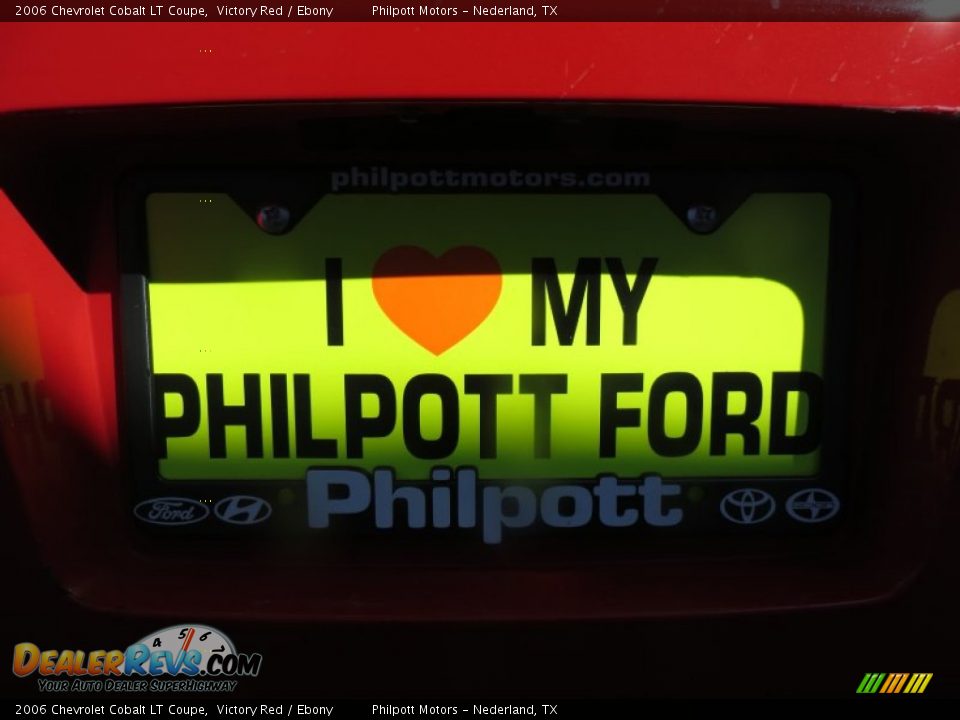 2006 Chevrolet Cobalt LT Coupe Victory Red / Ebony Photo #22