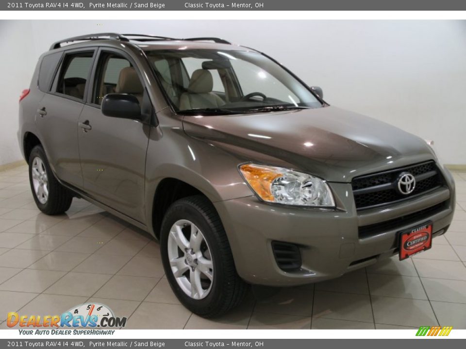 2011 Toyota RAV4 I4 4WD Pyrite Metallic / Sand Beige Photo #1