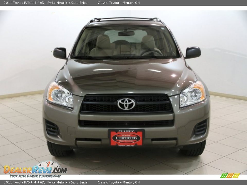 2011 Toyota RAV4 I4 4WD Pyrite Metallic / Sand Beige Photo #2