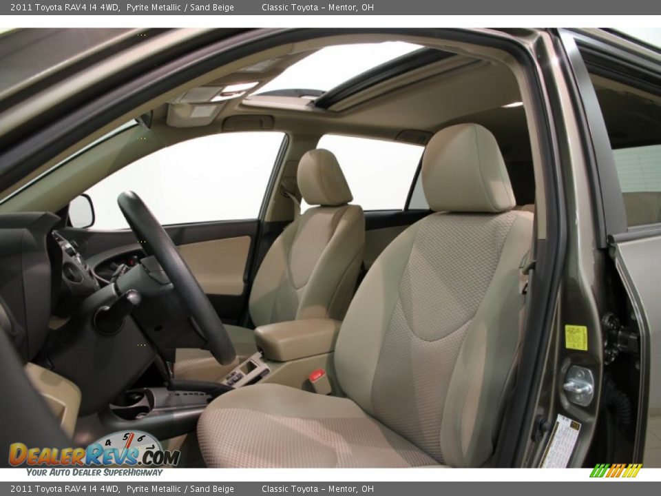 2011 Toyota RAV4 I4 4WD Pyrite Metallic / Sand Beige Photo #5