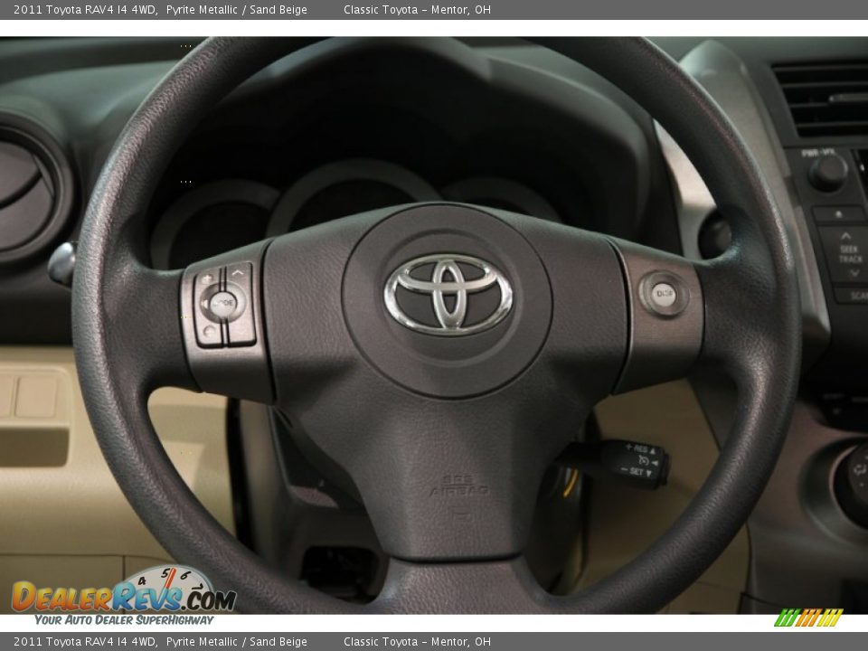 2011 Toyota RAV4 I4 4WD Pyrite Metallic / Sand Beige Photo #7