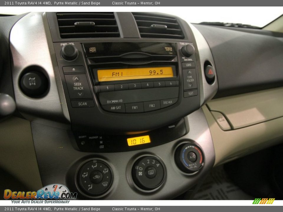 2011 Toyota RAV4 I4 4WD Pyrite Metallic / Sand Beige Photo #9