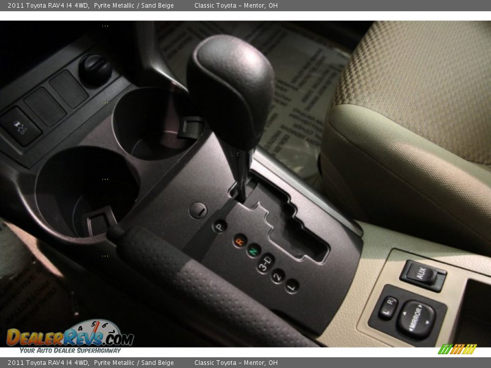 2011 Toyota RAV4 I4 4WD Pyrite Metallic / Sand Beige Photo #10