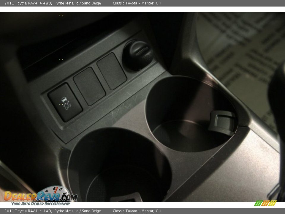 2011 Toyota RAV4 I4 4WD Pyrite Metallic / Sand Beige Photo #11