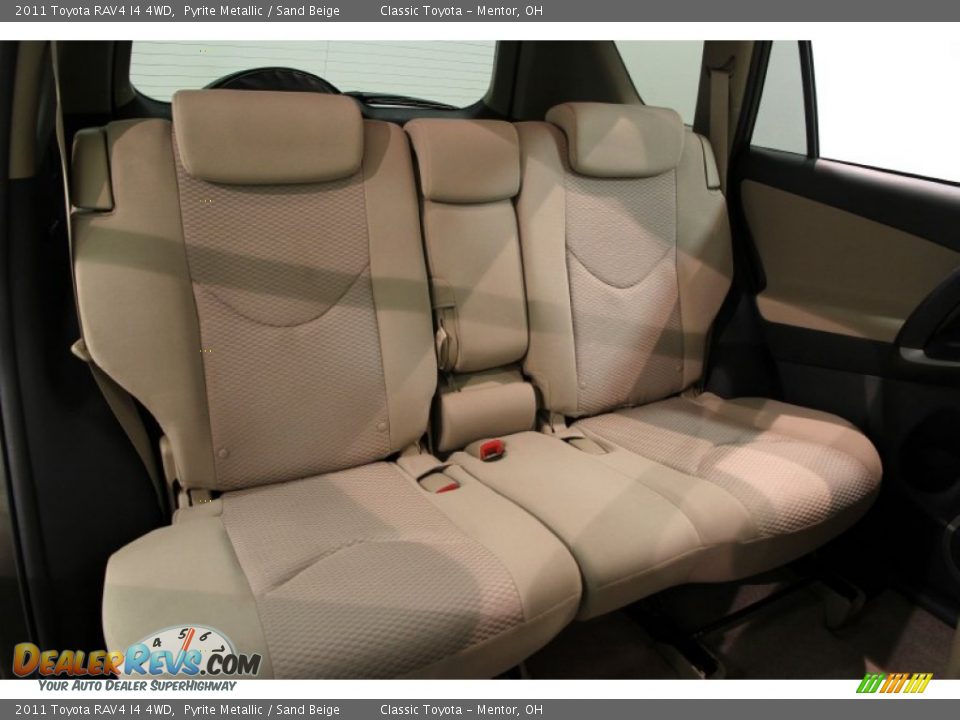 2011 Toyota RAV4 I4 4WD Pyrite Metallic / Sand Beige Photo #14