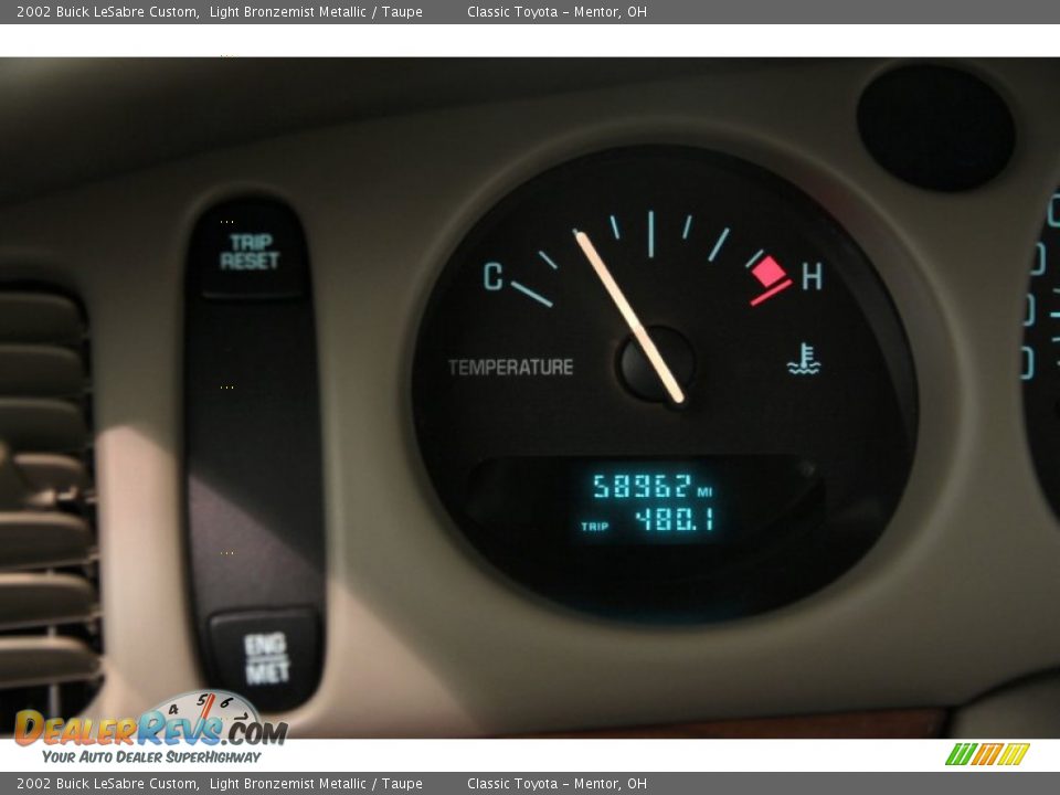 2002 Buick LeSabre Custom Light Bronzemist Metallic / Taupe Photo #11