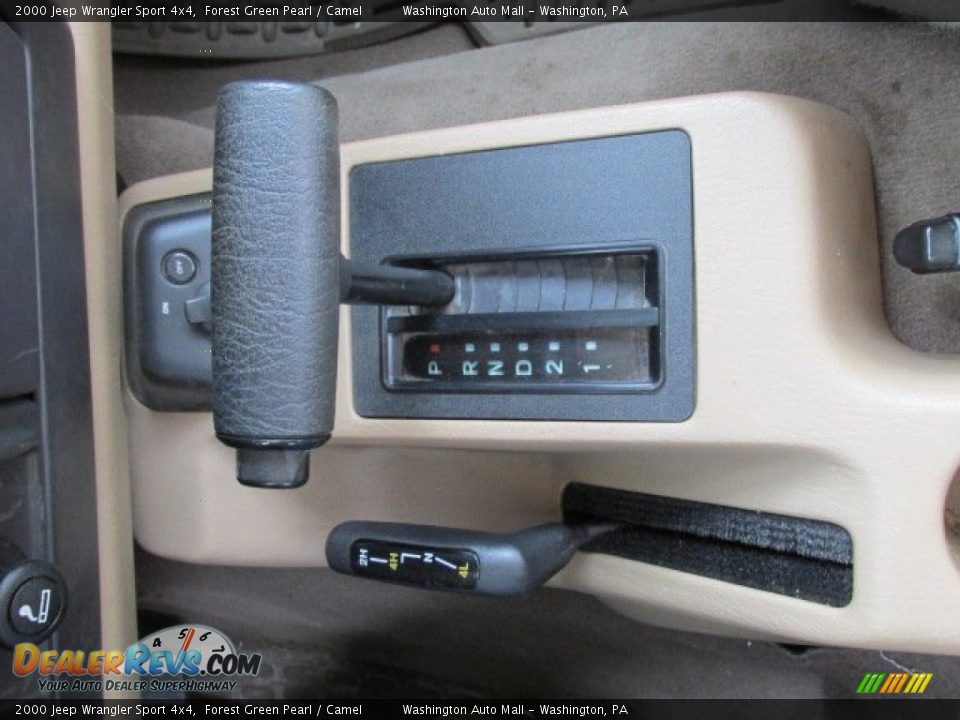 2000 Jeep Wrangler Sport 4x4 Forest Green Pearl / Camel Photo #13