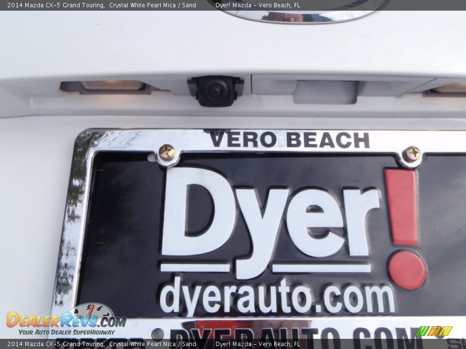 2014 Mazda CX-5 Grand Touring Crystal White Pearl Mica / Sand Photo #5