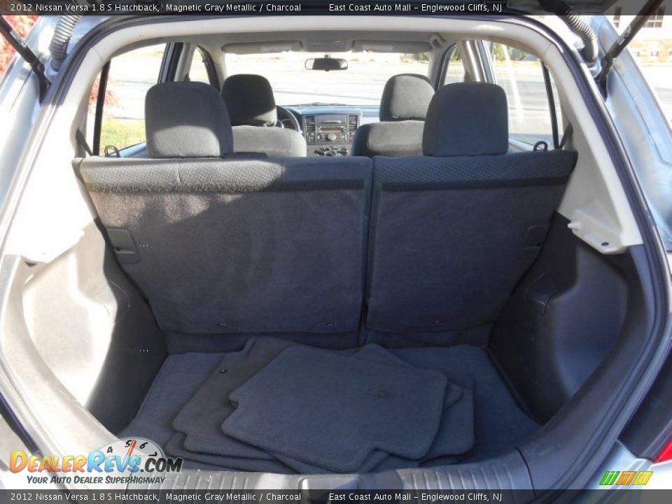 2012 Nissan Versa 1.8 S Hatchback Magnetic Gray Metallic / Charcoal Photo #6