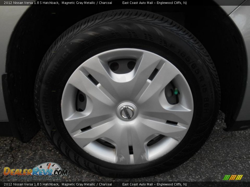 2012 Nissan Versa 1.8 S Hatchback Magnetic Gray Metallic / Charcoal Photo #8