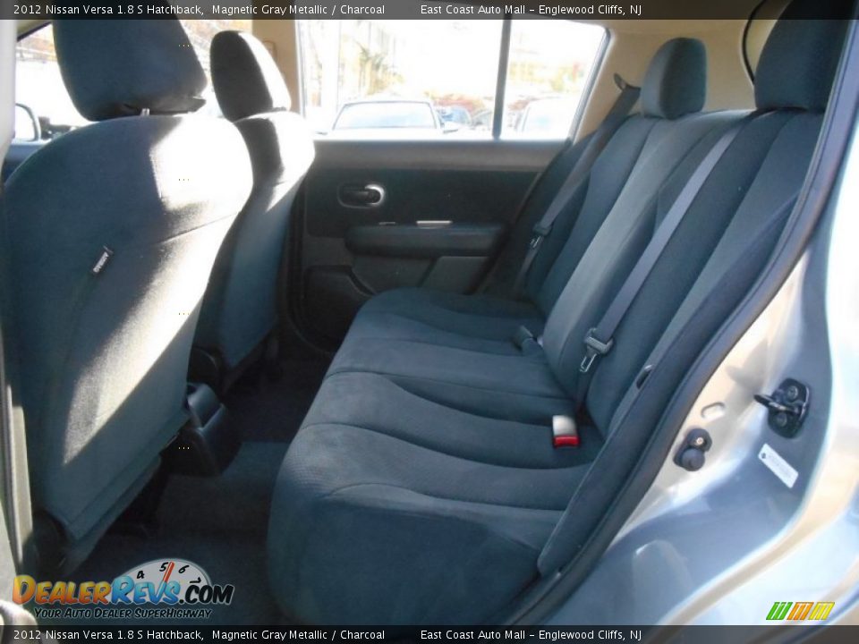 2012 Nissan Versa 1.8 S Hatchback Magnetic Gray Metallic / Charcoal Photo #9