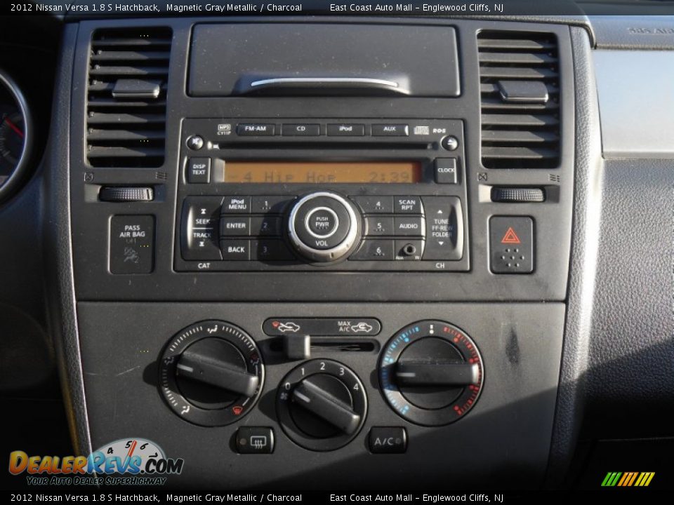 2012 Nissan Versa 1.8 S Hatchback Magnetic Gray Metallic / Charcoal Photo #13