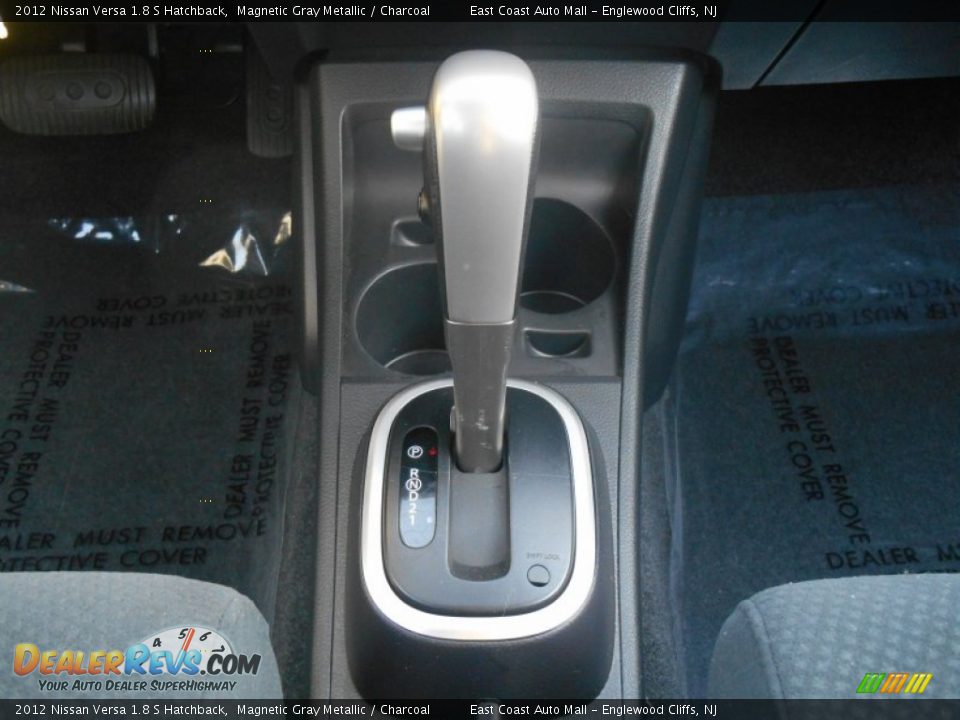 2012 Nissan Versa 1.8 S Hatchback Magnetic Gray Metallic / Charcoal Photo #14