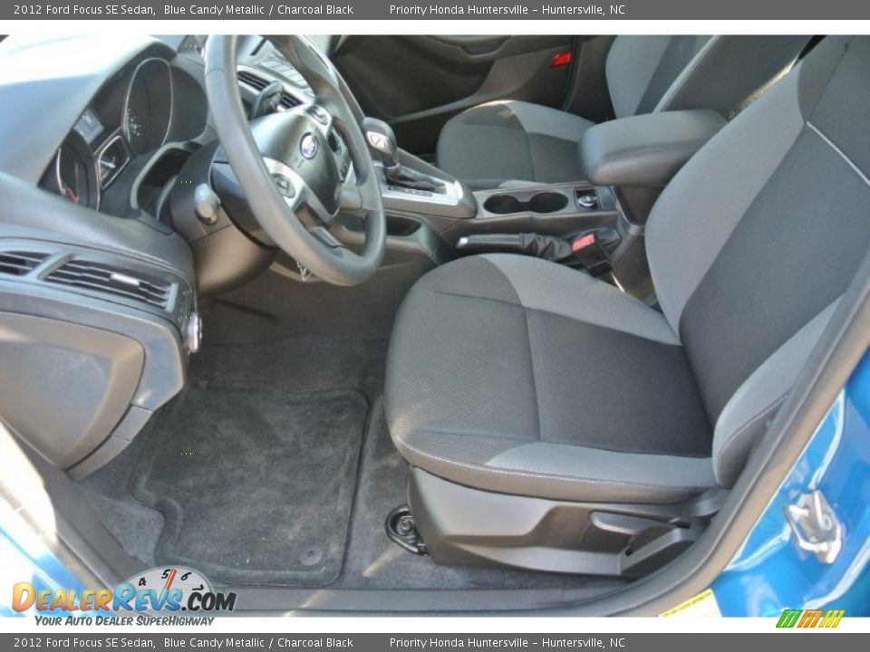 2012 Ford Focus SE Sedan Blue Candy Metallic / Charcoal Black Photo #8