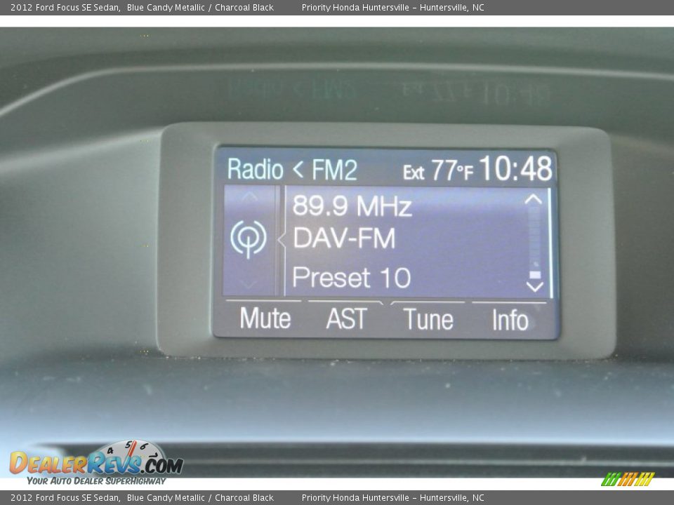 2012 Ford Focus SE Sedan Blue Candy Metallic / Charcoal Black Photo #16