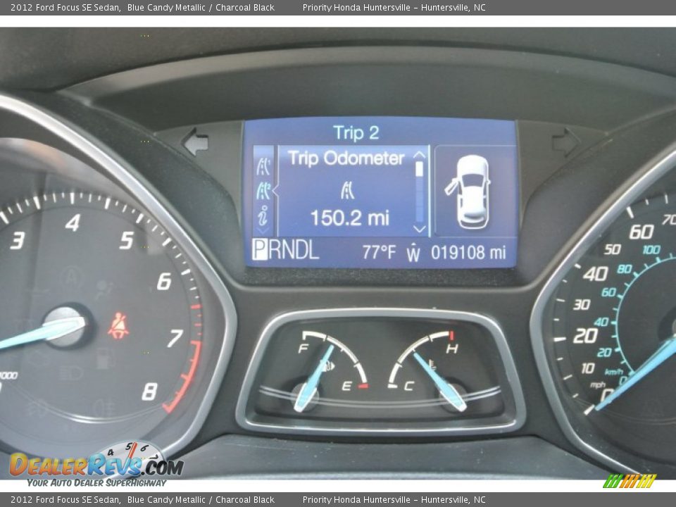 2012 Ford Focus SE Sedan Blue Candy Metallic / Charcoal Black Photo #18