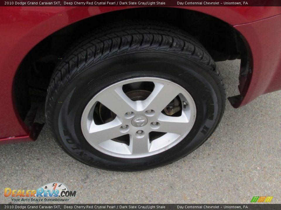 2010 Dodge Grand Caravan SXT Deep Cherry Red Crystal Pearl / Dark Slate Gray/Light Shale Photo #3