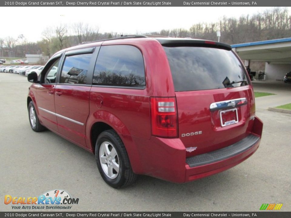 2010 Dodge Grand Caravan SXT Deep Cherry Red Crystal Pearl / Dark Slate Gray/Light Shale Photo #4