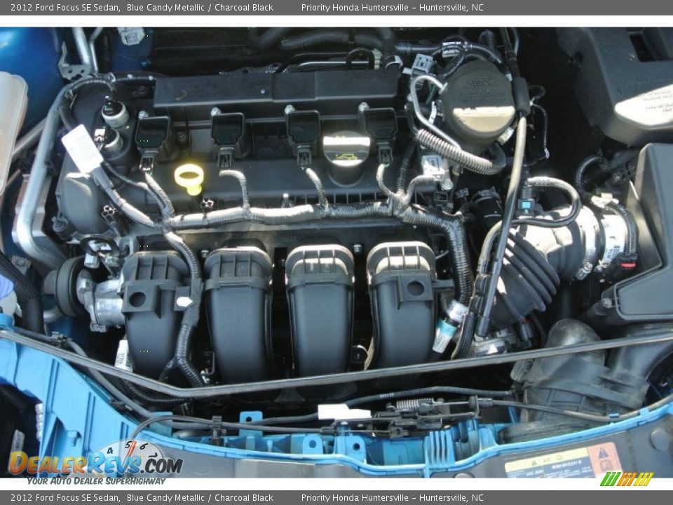 2012 Ford Focus SE Sedan Blue Candy Metallic / Charcoal Black Photo #25