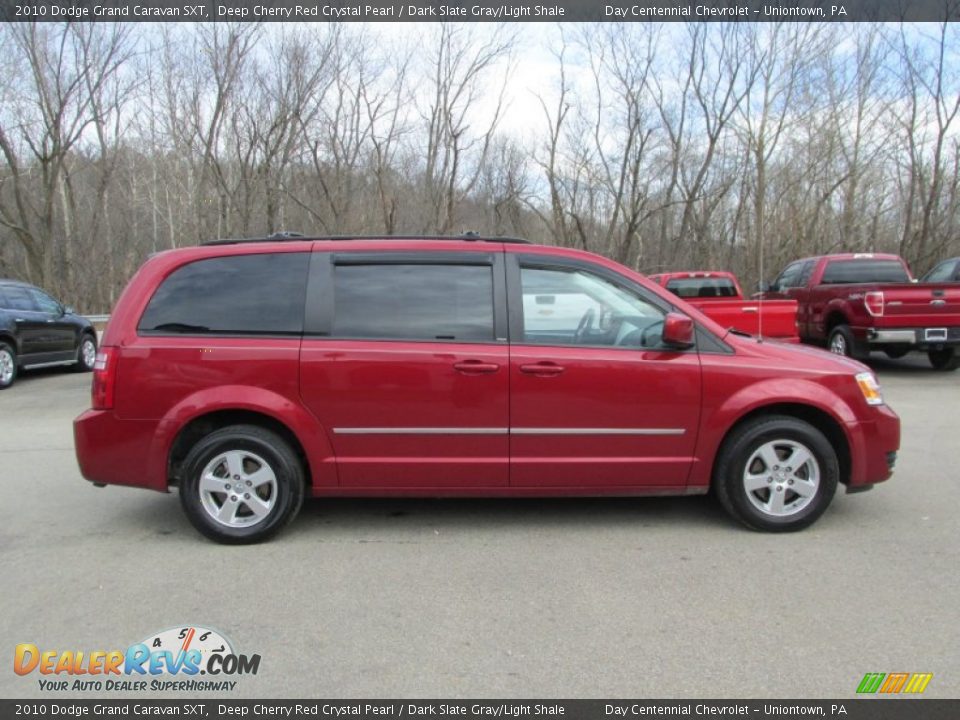 2010 Dodge Grand Caravan SXT Deep Cherry Red Crystal Pearl / Dark Slate Gray/Light Shale Photo #7