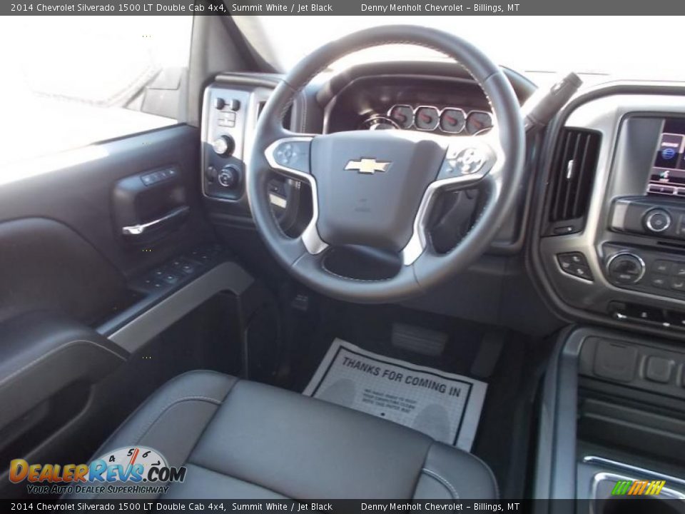 2014 Chevrolet Silverado 1500 LT Double Cab 4x4 Summit White / Jet Black Photo #7
