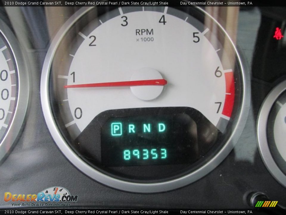2010 Dodge Grand Caravan SXT Deep Cherry Red Crystal Pearl / Dark Slate Gray/Light Shale Photo #20