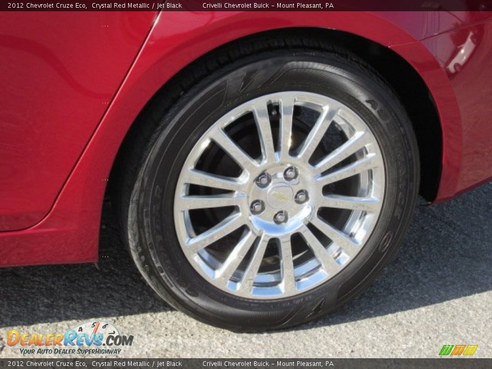 2012 Chevrolet Cruze Eco Crystal Red Metallic / Jet Black Photo #3