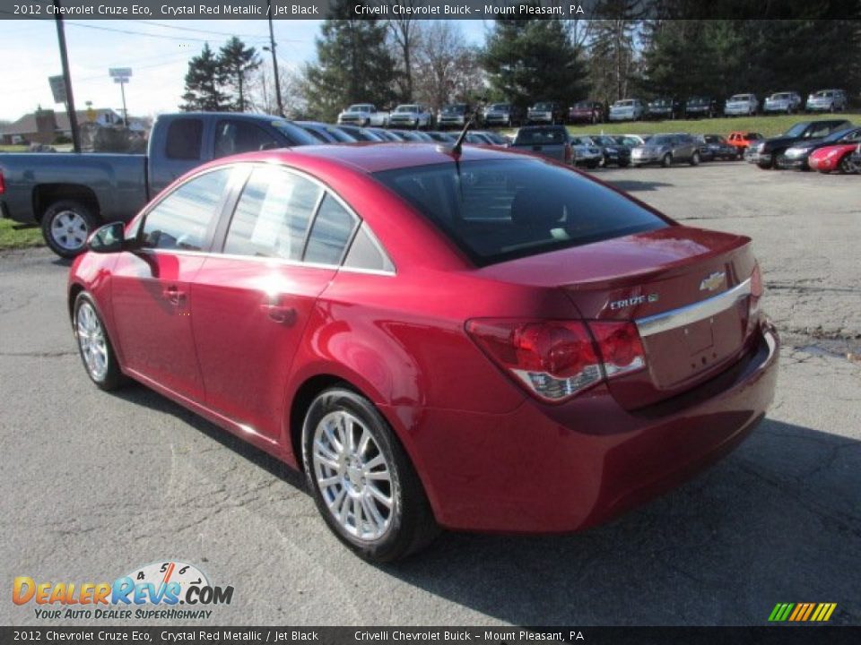 2012 Chevrolet Cruze Eco Crystal Red Metallic / Jet Black Photo #4