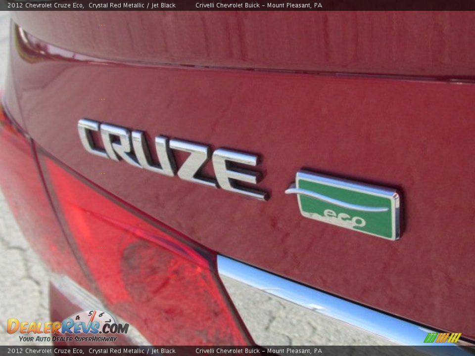 2012 Chevrolet Cruze Eco Crystal Red Metallic / Jet Black Photo #6