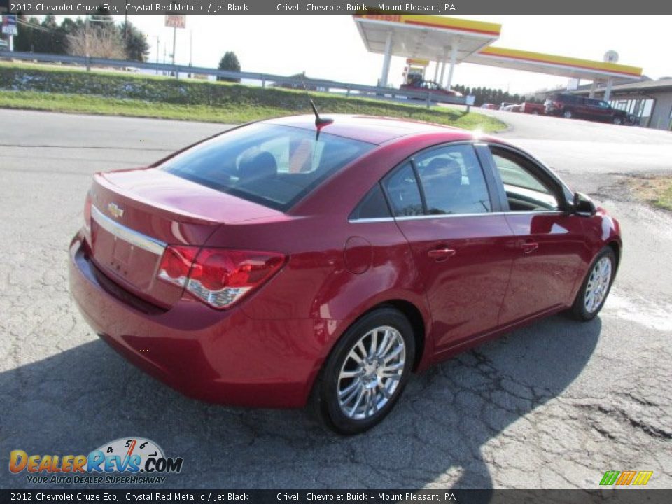 2012 Chevrolet Cruze Eco Crystal Red Metallic / Jet Black Photo #7
