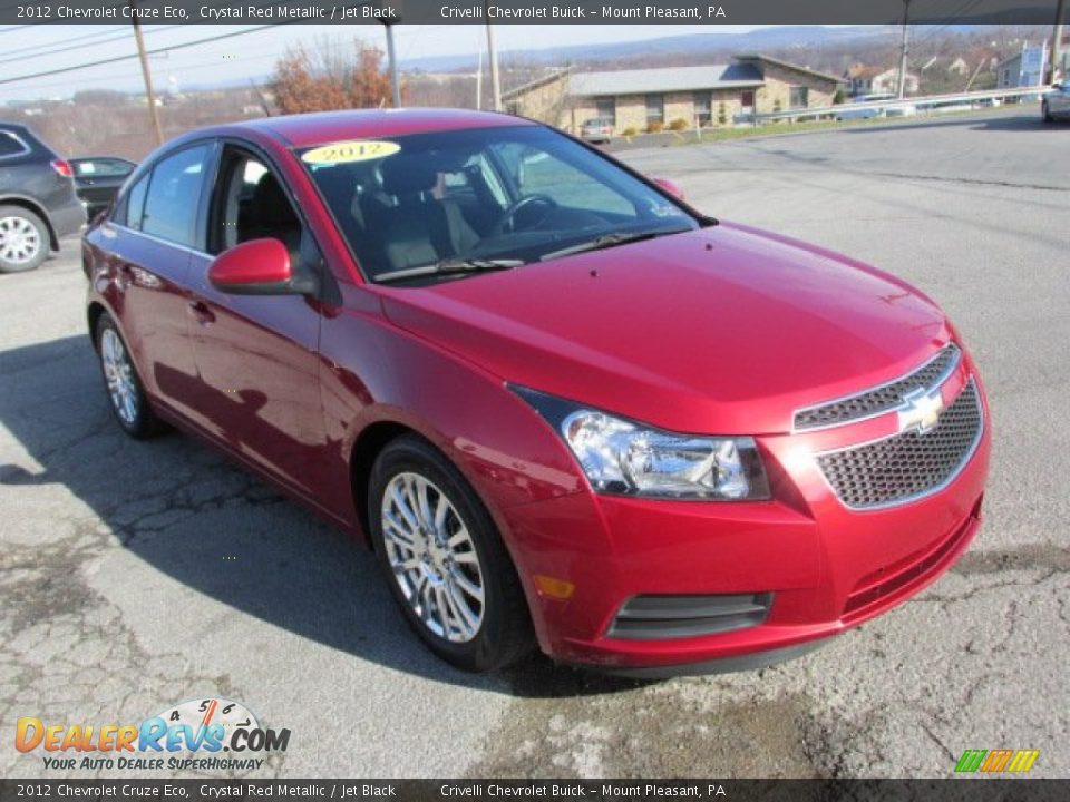 2012 Chevrolet Cruze Eco Crystal Red Metallic / Jet Black Photo #9