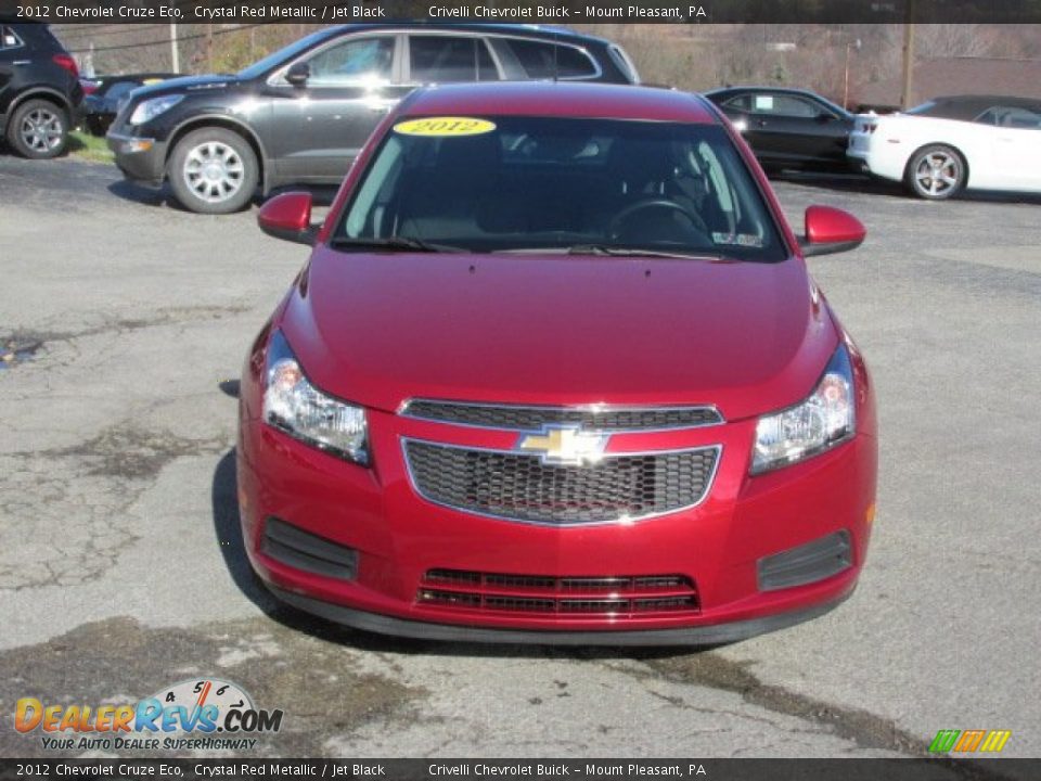 2012 Chevrolet Cruze Eco Crystal Red Metallic / Jet Black Photo #10