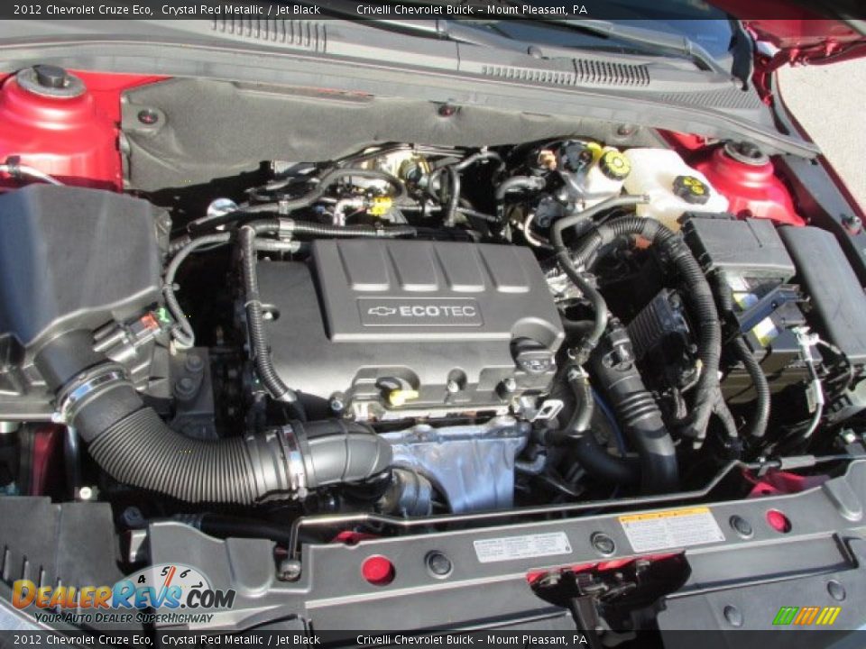 2012 Chevrolet Cruze Eco Crystal Red Metallic / Jet Black Photo #11