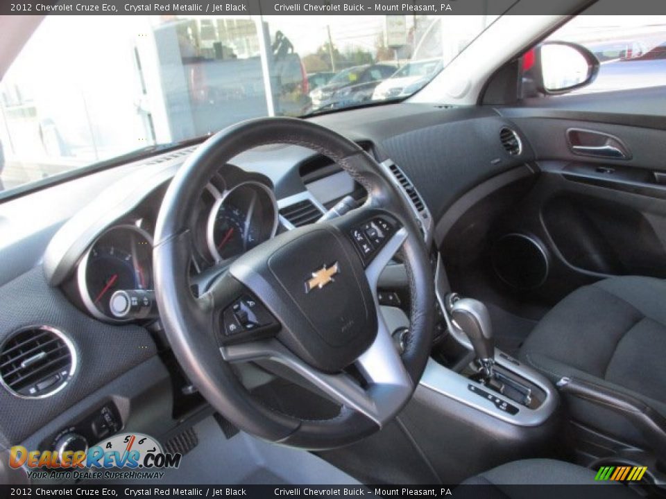 2012 Chevrolet Cruze Eco Crystal Red Metallic / Jet Black Photo #13