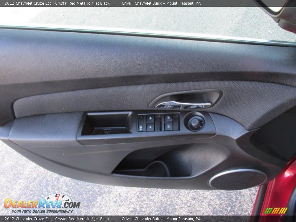 2012 Chevrolet Cruze Eco Crystal Red Metallic / Jet Black Photo #14