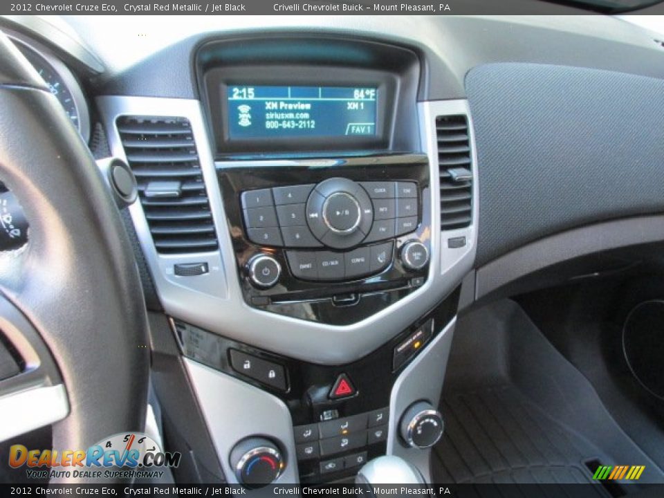 2012 Chevrolet Cruze Eco Crystal Red Metallic / Jet Black Photo #17