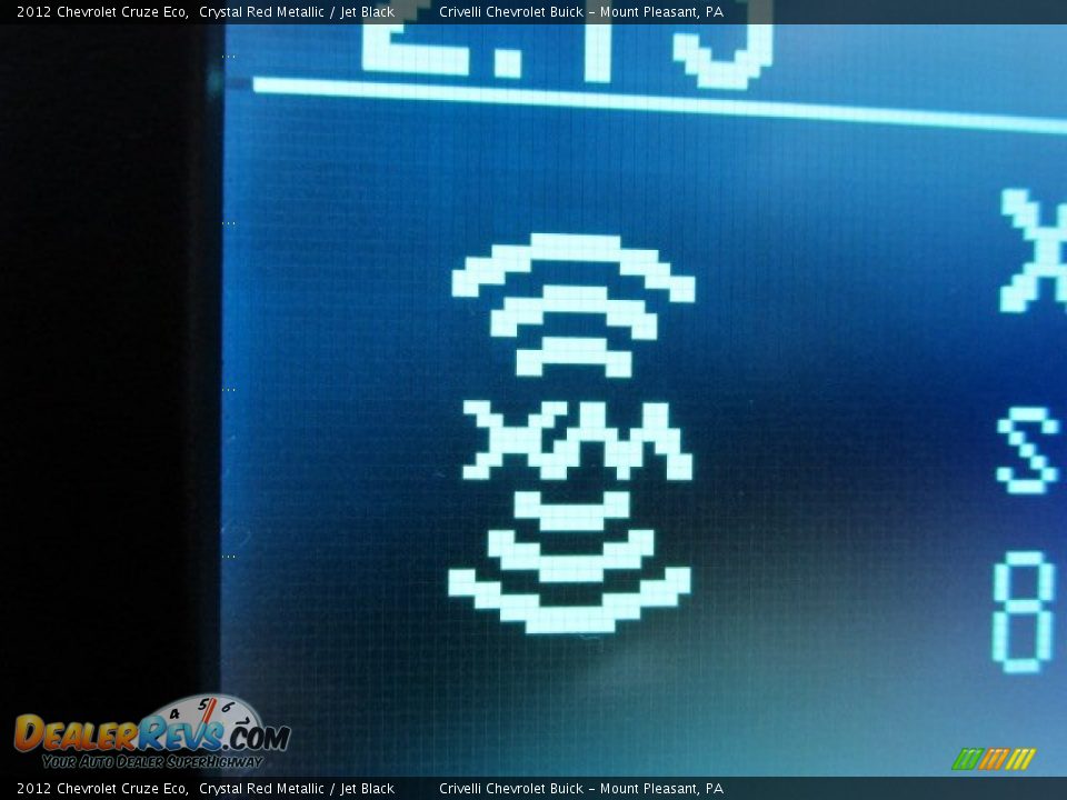 2012 Chevrolet Cruze Eco Crystal Red Metallic / Jet Black Photo #18