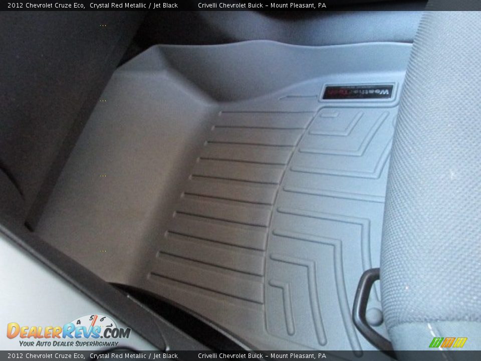 2012 Chevrolet Cruze Eco Crystal Red Metallic / Jet Black Photo #22