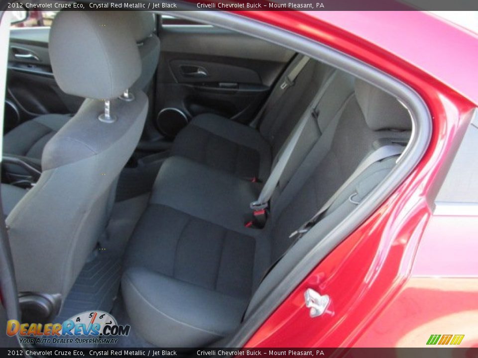 2012 Chevrolet Cruze Eco Crystal Red Metallic / Jet Black Photo #24