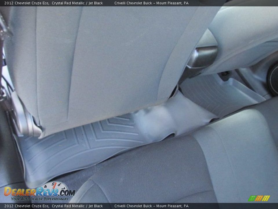 2012 Chevrolet Cruze Eco Crystal Red Metallic / Jet Black Photo #25