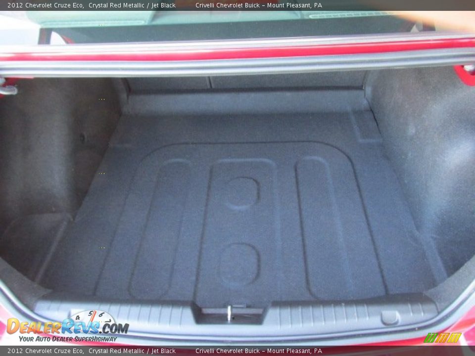 2012 Chevrolet Cruze Eco Crystal Red Metallic / Jet Black Photo #26