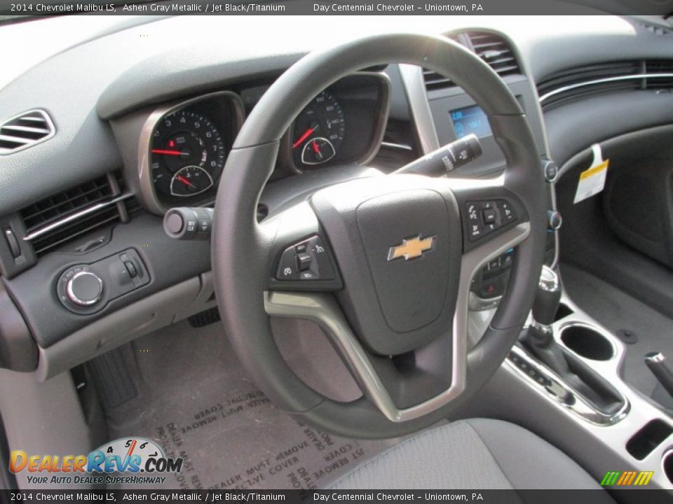 2014 Chevrolet Malibu LS Ashen Gray Metallic / Jet Black/Titanium Photo #14